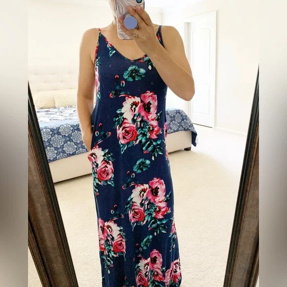 Amazon | Dresses | Cute Summer Maxi Dress Size Small | Poshmark